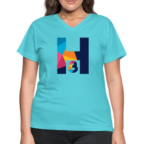Hilllary 8ight multiple colors design - Women's V-Neck T-Shirt