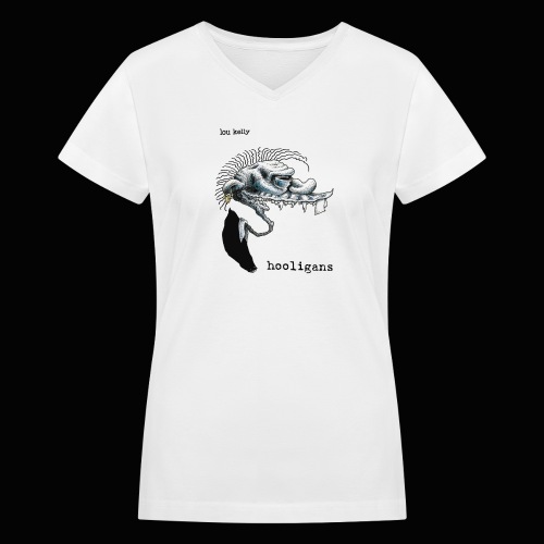 Lou Kelly - Hooligans Album Cover - Women's V-Neck T-Shirt