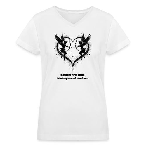 Intricate Affection T-Shirt - Women's V-Neck T-Shirt