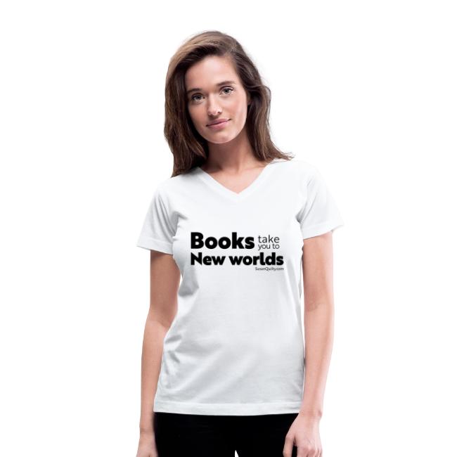 Books Take You to New Worlds (black text)