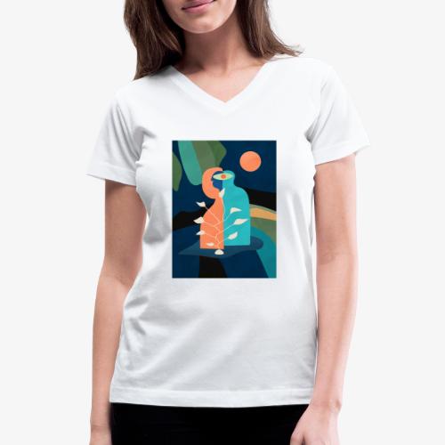 Rebirth - Women's V-Neck T-Shirt