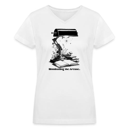 Dark Academia T-Shirt, Mug, & Poster - Women's V-Neck T-Shirt