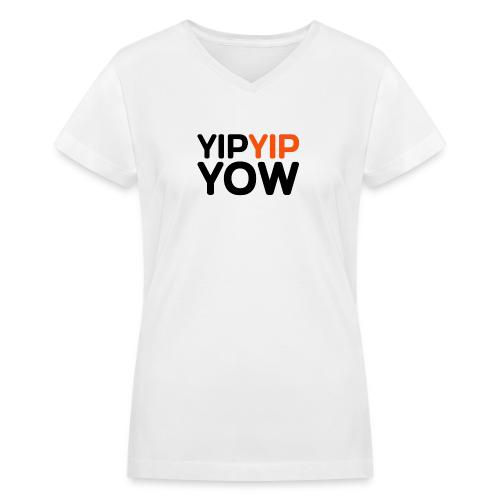 yipyip yow - Women's V-Neck T-Shirt