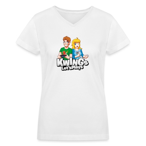 Knightwingletsplays Fan Shirt - Women's V-Neck T-Shirt