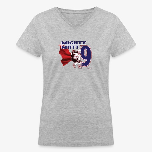 Mighty Matt - Women's V-Neck T-Shirt