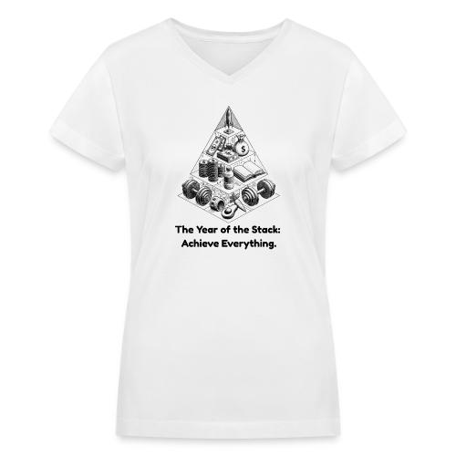 The Resolution Pyramid T-Shirt, Mug, & Leggings - Women's V-Neck T-Shirt