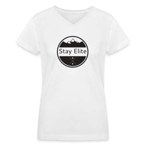 Stay Elite Shirt - Women's V-Neck T-Shirt