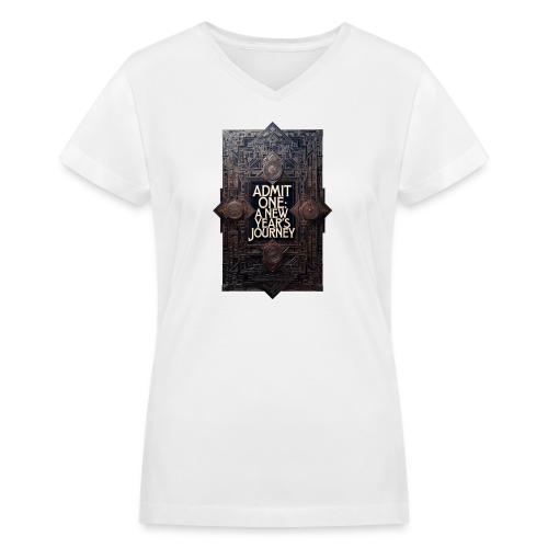 Art Deco VIP Pass T-Shirt - Women's V-Neck T-Shirt