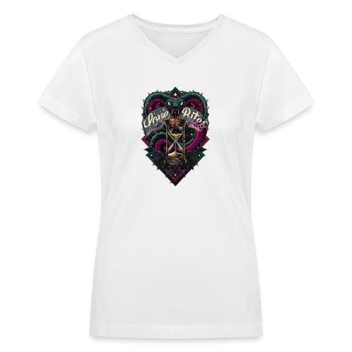 Love Bites (Literally) T-Shirt - Women's V-Neck T-Shirt