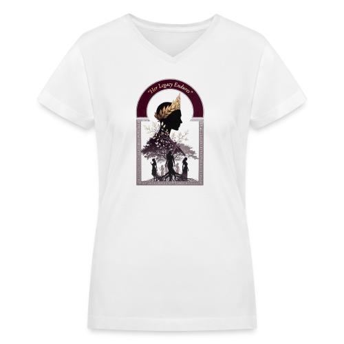 Women's Day Legacy T Shirt, Empowerment Gift 2026 - Women's V-Neck T-Shirt