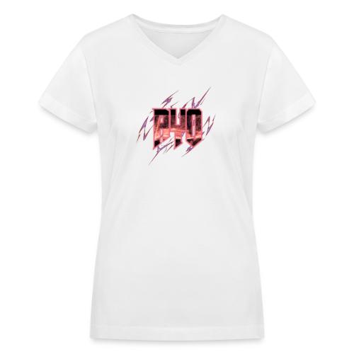 Ayo's Red - Women's V-Neck T-Shirt