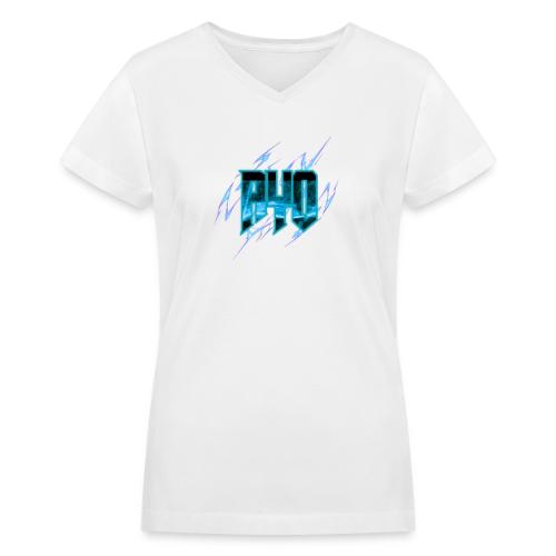 Ayo's Light Blue - Women's V-Neck T-Shirt