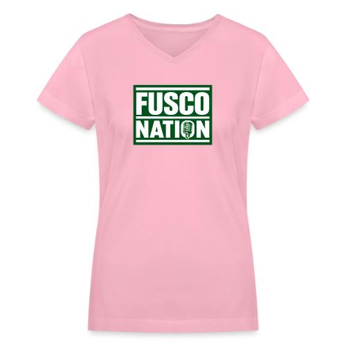 Fusco Nation (Official Seal) - Women's V-Neck T-Shirt