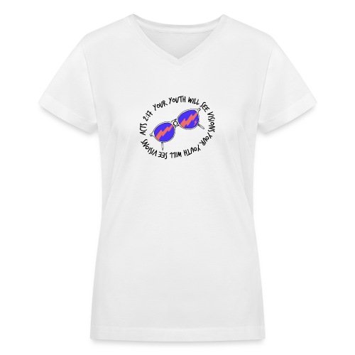 oie_transparent_-1- - Women's V-Neck T-Shirt