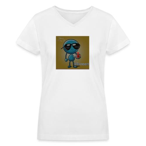 Being Mrs. S #Smoon - Women's V-Neck T-Shirt