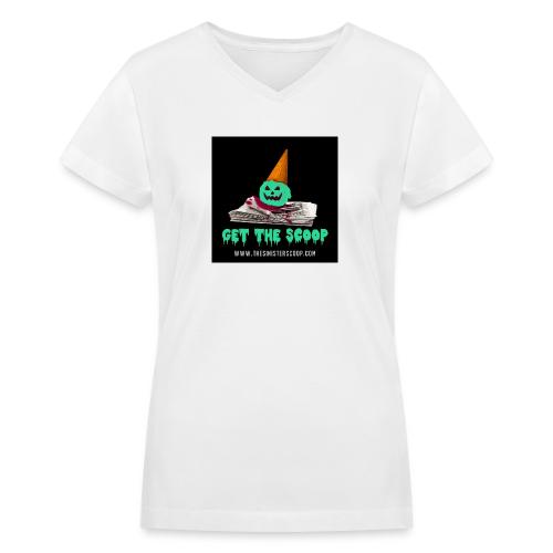 New Green Scoop - Women's V-Neck T-Shirt