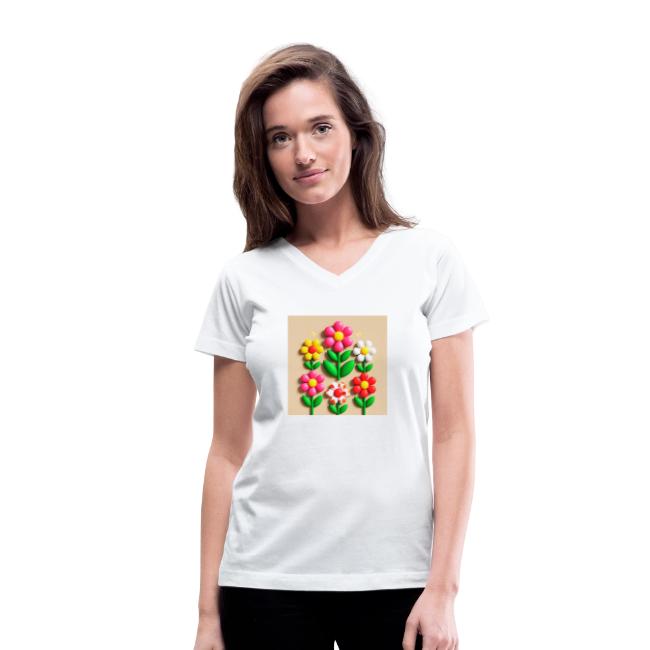 3D Flowers and Butterflies in Amber, Floral Design