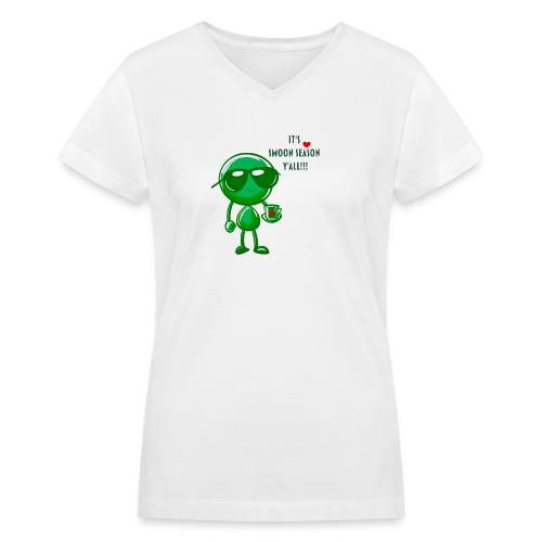 Smoon City_Smoon Season - Women's V-Neck T-Shirt