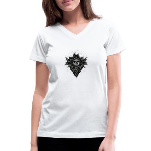 Eldritch Eye - Women's V-Neck T-Shirt
