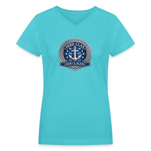 THE NERDCLAN - Women's V-Neck T-Shirt