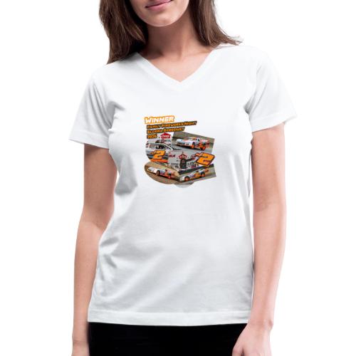Rob Trent Eldora Speedway FFN#1 Design 1 - Women's V-Neck T-Shirt