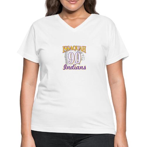 Issaquah Indians 90 - Women's V-Neck T-Shirt