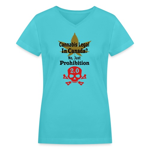 prohibition - Women's V-Neck T-Shirt