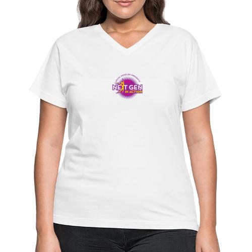NextGen In Action - Women's V-Neck T-Shirt