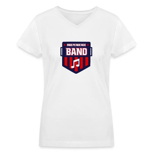 IHS Band Shield Logo - Women's V-Neck T-Shirt