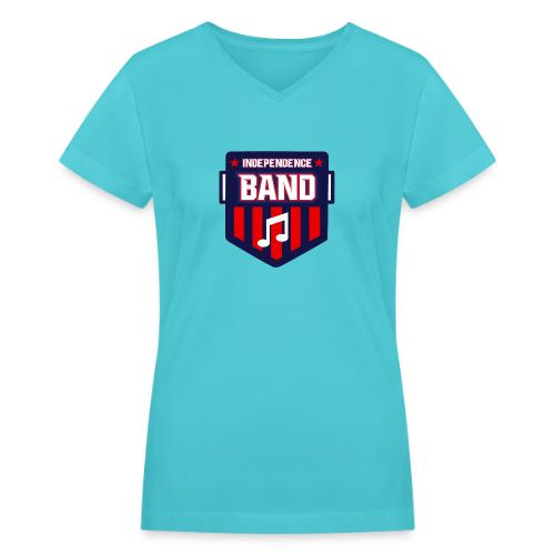 IHS Band Shield Logo - Women's V-Neck T-Shirt