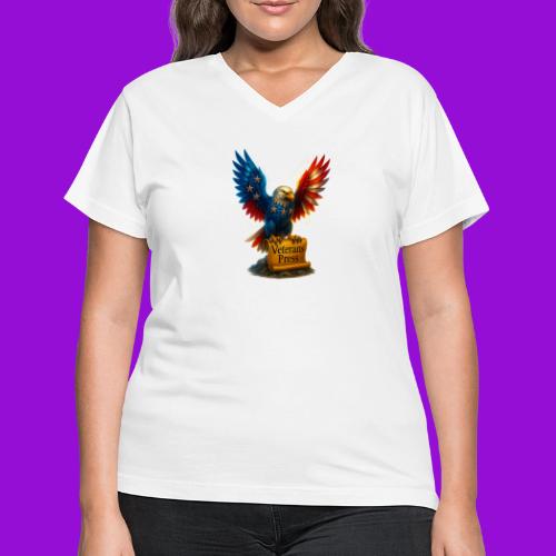 Veterans Press - Women's V-Neck T-Shirt