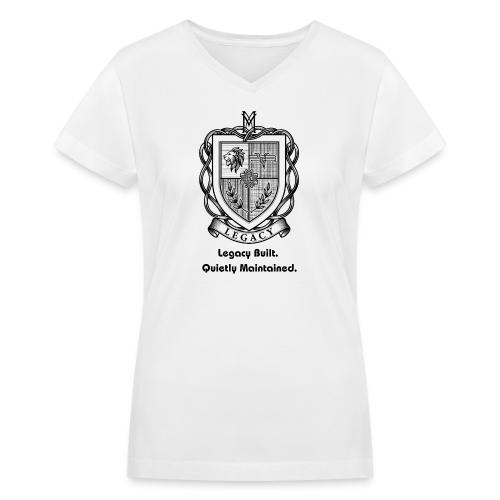 Quiet Luxury T-Shirt, Sweatshirt, & Poster - Women's V-Neck T-Shirt