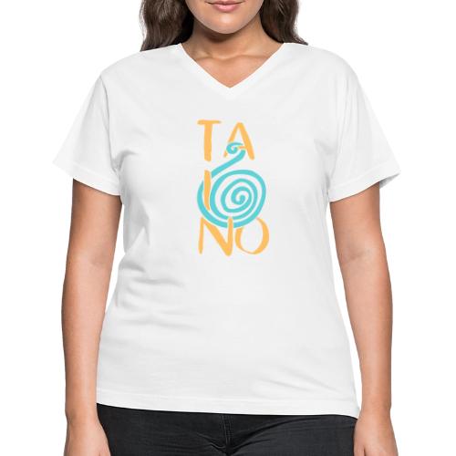 Taino Snail - Women's V-Neck T-Shirt