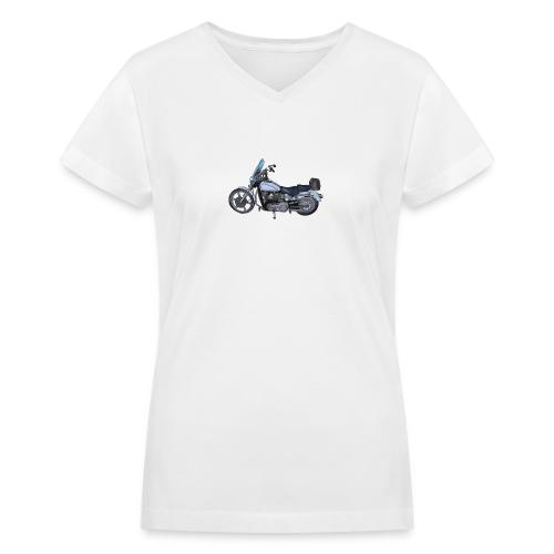 Motorcycle - Women's V-Neck T-Shirt