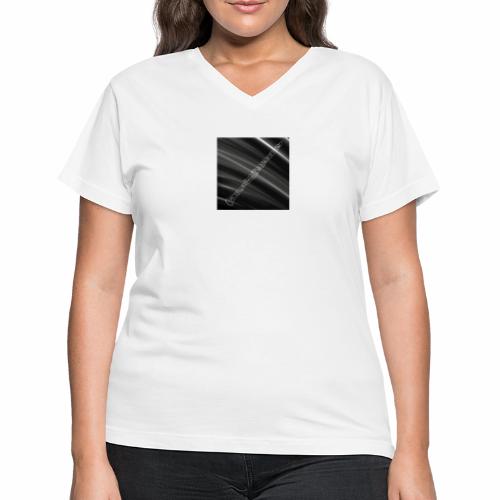 Clarinet · Black & White - Women's V-Neck T-Shirt