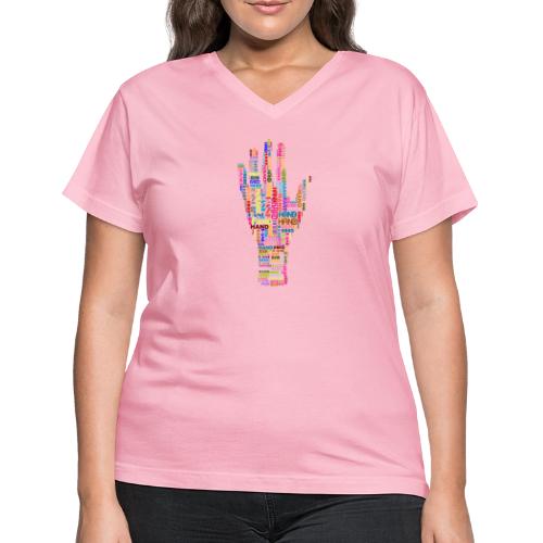 The Hand - Women's V-Neck T-Shirt