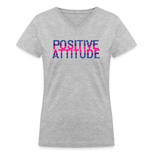 positude - Women's V-Neck T-Shirt