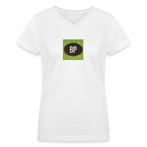Bunnypoo Logo 1 - Women's V-Neck T-Shirt