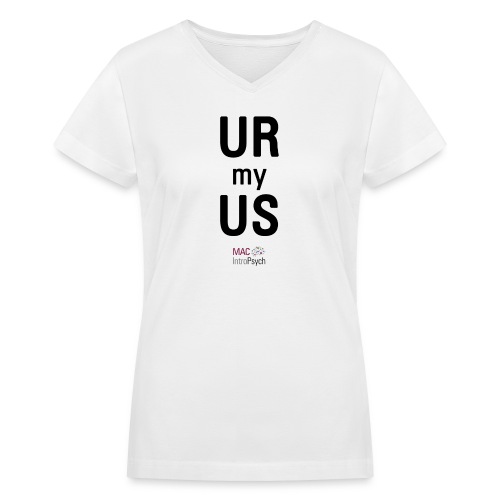 URmyUS veritcal - Women's V-Neck T-Shirt