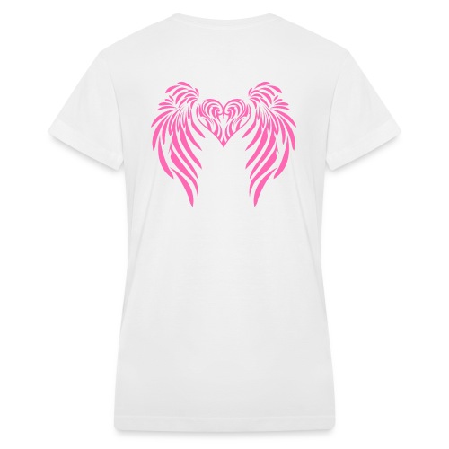 Angel Messenger - Love - Women's V-Neck T-Shirt