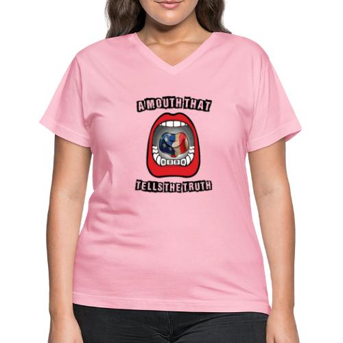 BIGMOUTH - Women's V-Neck T-Shirt