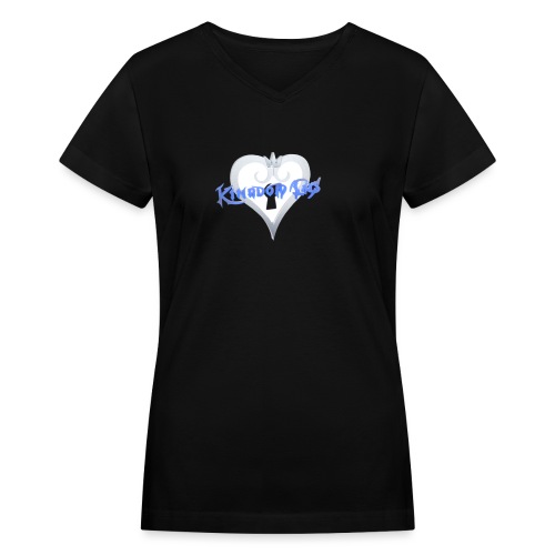 Kingdom Cats Logo - Women's V-Neck T-Shirt