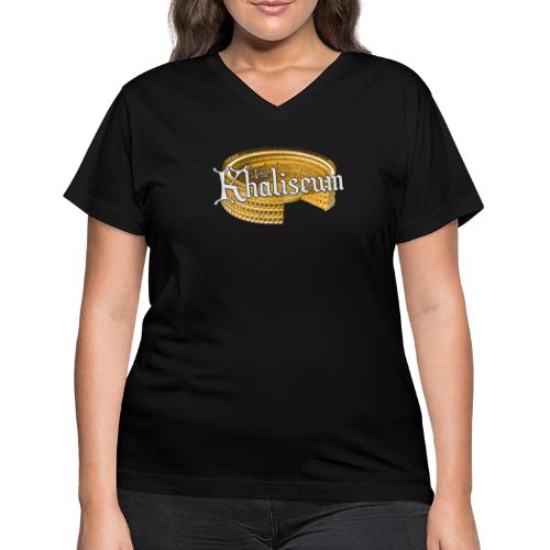 Khaliseum Logo - The KhalIsuem - Women's V-Neck T-Shirt