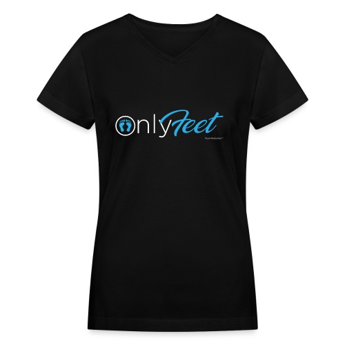 OnlyFeet™ (Parody) - Women's V-Neck T-Shirt