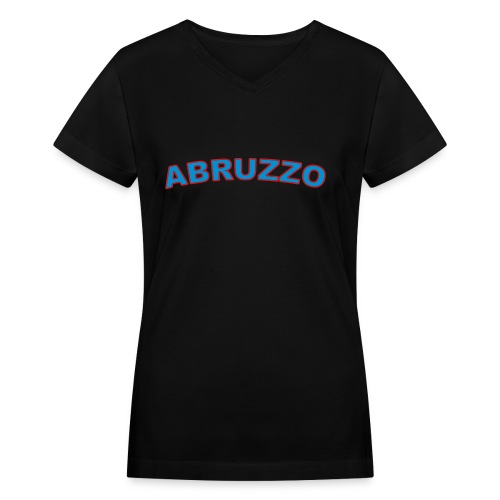 abruzzo_2_color - Women's V-Neck T-Shirt