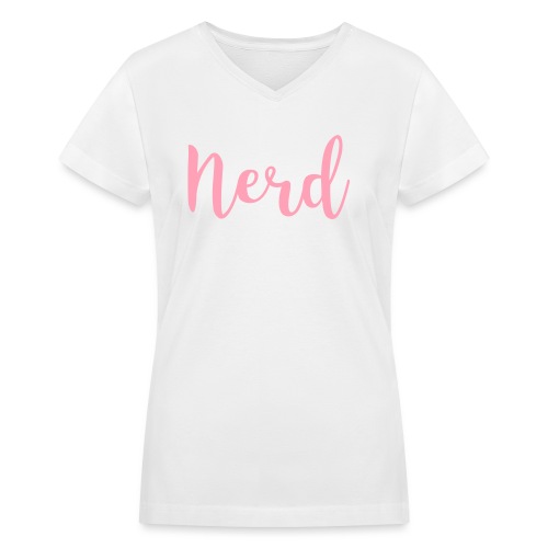 nerd - Women's V-Neck T-Shirt