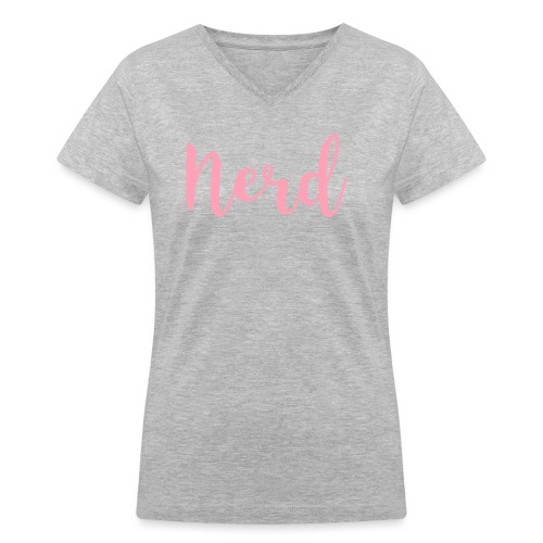 nerd - Women's V-Neck T-Shirt