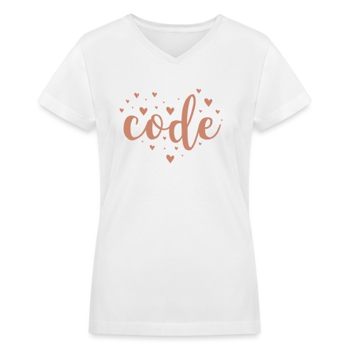 code-herz - Women's V-Neck T-Shirt