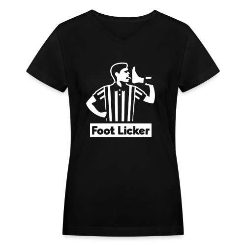 Foot Licker (Parody) - Women's V-Neck T-Shirt