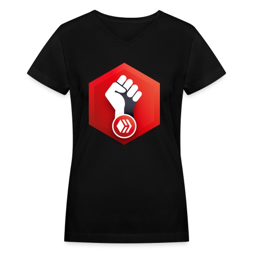 Hive Revolution Logo - Women's V-Neck T-Shirt